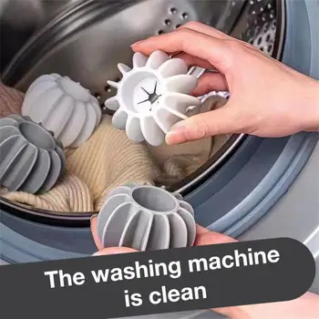 Yeniden kullanılabilir Silikon Çamaşır Topu Yüzen Lint Kedi Saç Çıkarıcı Catcher Anti-arapsaçı Temizleme Topları Araçları Çamaşır Makinesi İçin