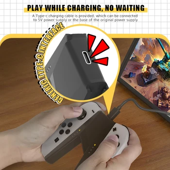 Şarj Kontrol Kolu V Şeklinde Şarj Kontrol Kolu Aksesuarları Sol ve Sağ Nintendo Anahtarı / Anahtarı OLED Joy-con